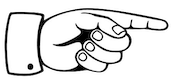 pointing hand right